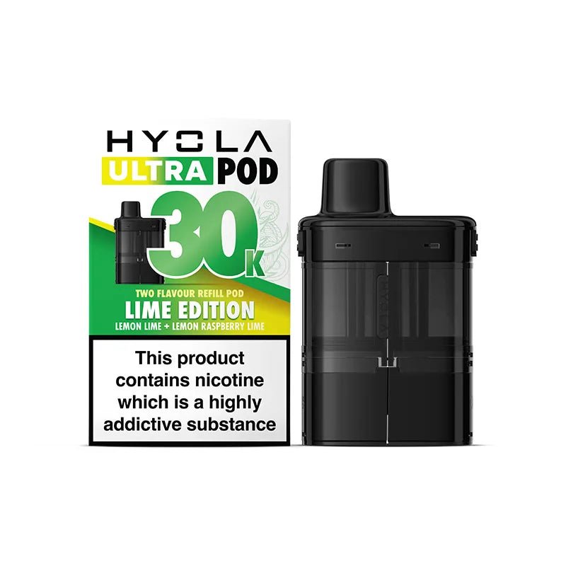 Hyola Ultra 30K Pre - Filled Pods - Eliquid Base - Lime Edition
