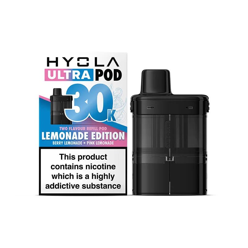 Hyola Ultra 30K Pre - Filled Pods - Eliquid Base - Lemonade Edition