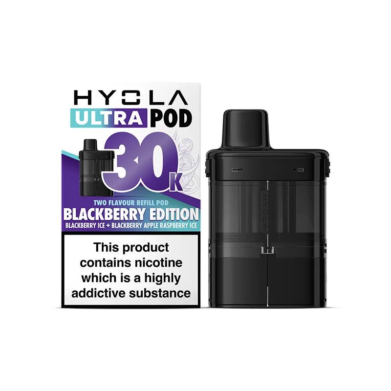 Hyola Ultra 30K Pre - Filled Pods - Eliquid Base - Blackberry Edition