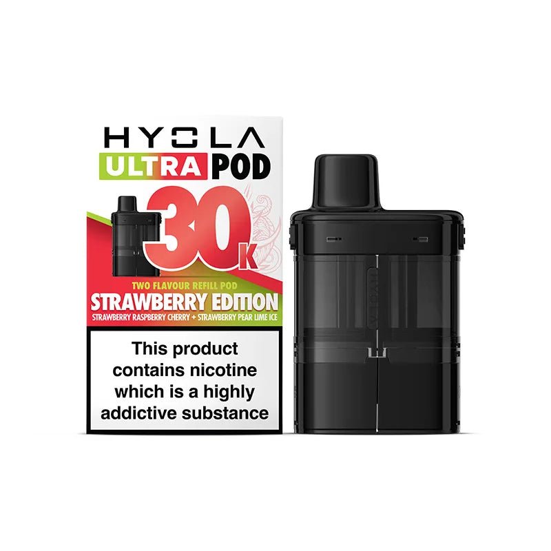 Hyola Ultra 30K Pre - Filled Pods - Eliquid Base - Strawberry Edition