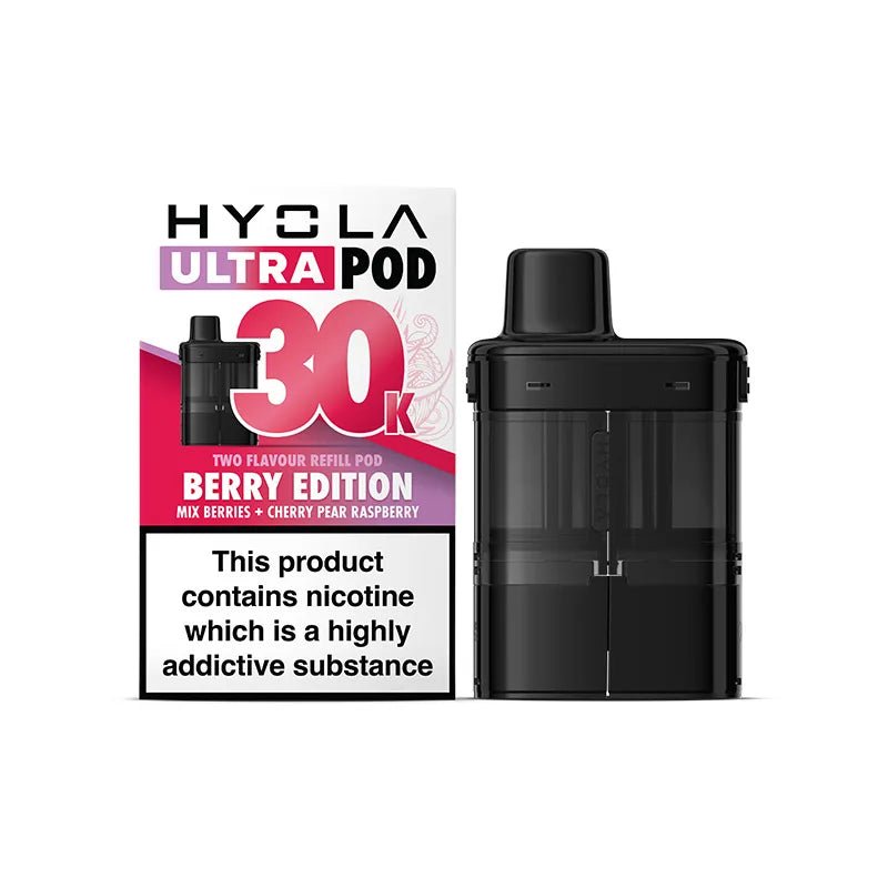 Hyola Ultra 30K Pre - Filled Pods - Eliquid Base - Berry Edition