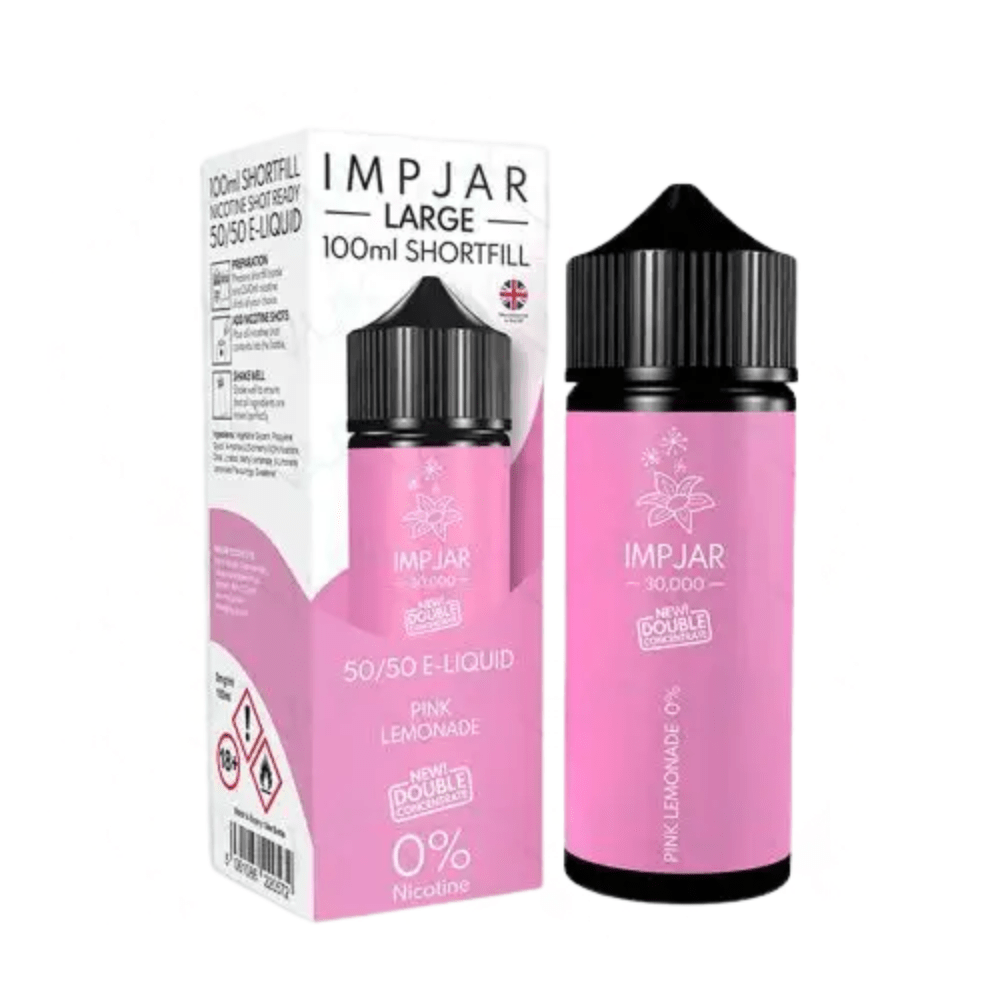 IMP JAR Large 100ML Shortfill - Eliquid Base - Pink Lemonade