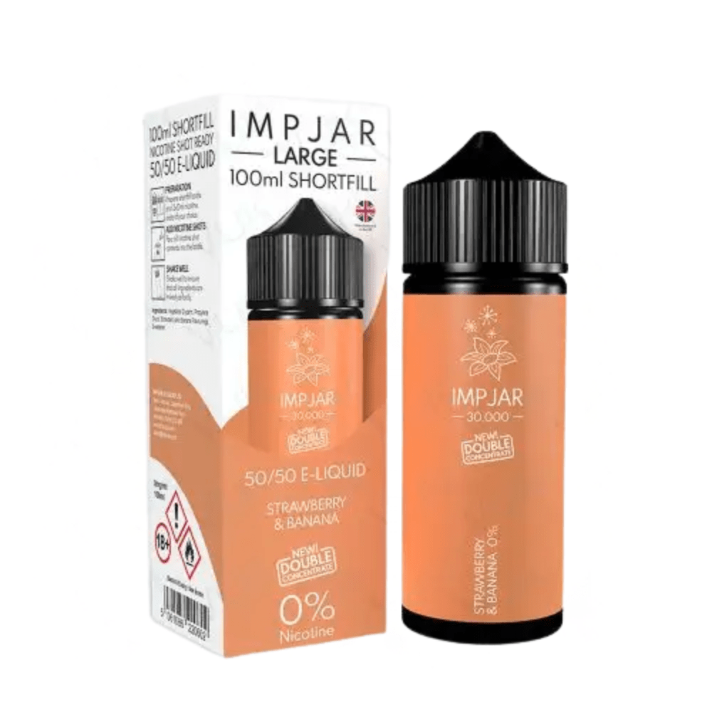 IMP JAR Large 100ML Shortfill - Eliquid Base - Strawberry Banana