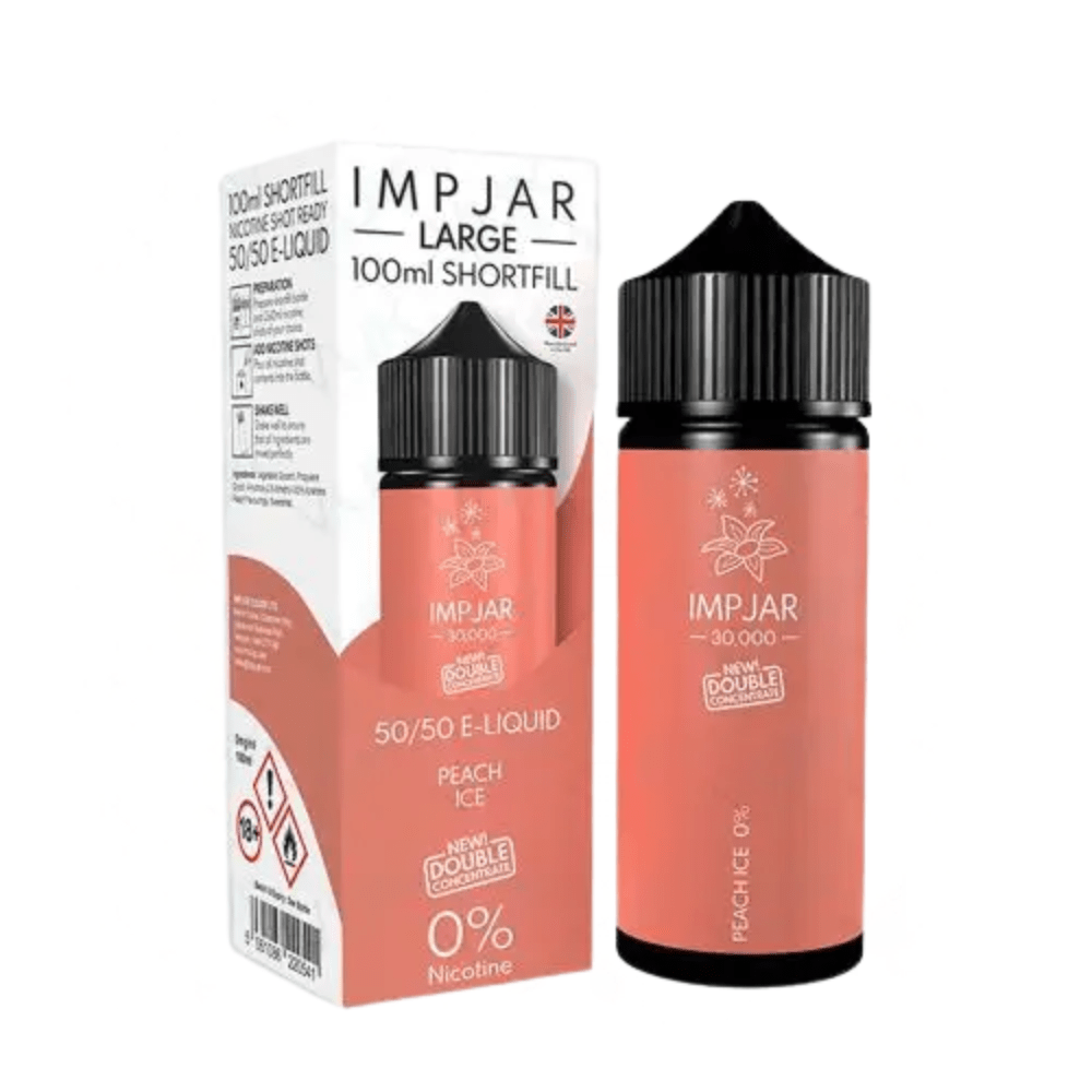 IMP JAR Large 100ML Shortfill - Eliquid Base - Peach Ice