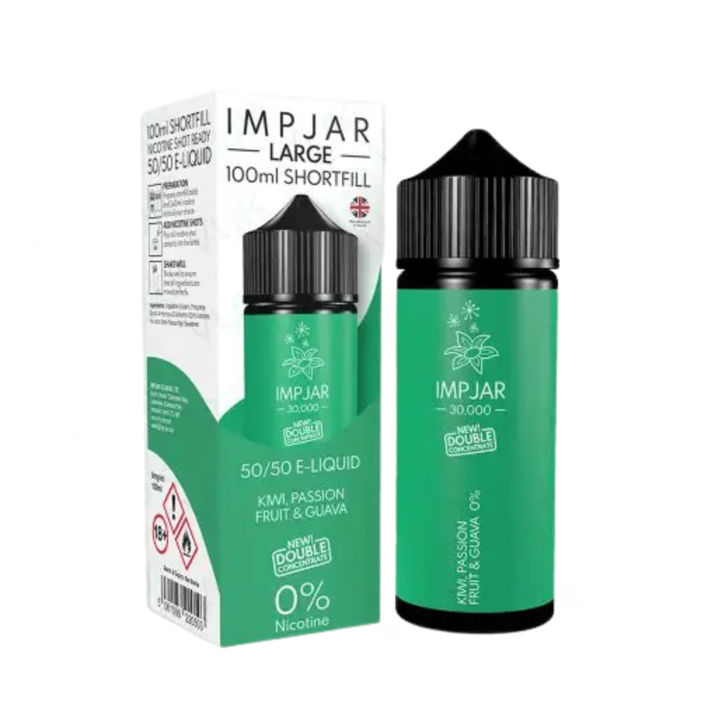 IMP JAR Large 100ML Shortfill - Eliquid Base - Kiwi Passion Fruit Guava