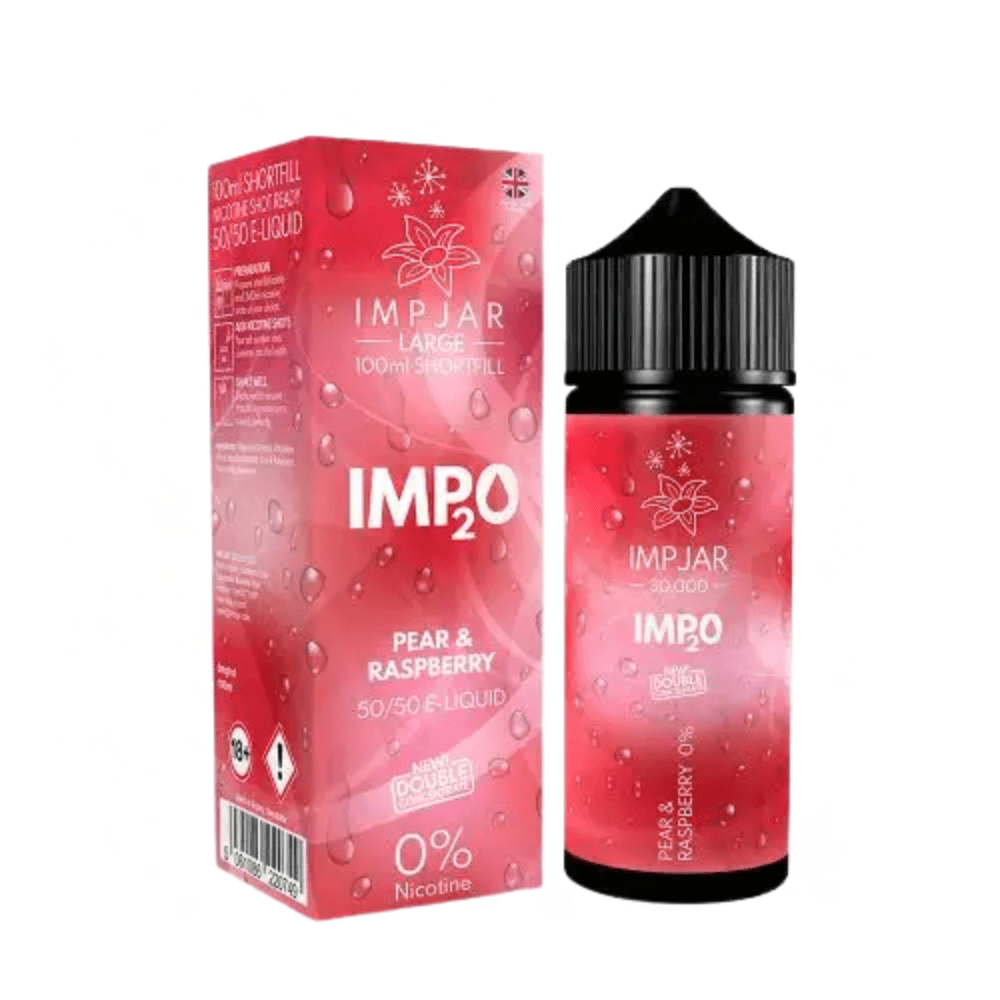 IMPJAR Large IMP2O 100ml Shortfill - Eliquid Base - Pear & Raspberry
