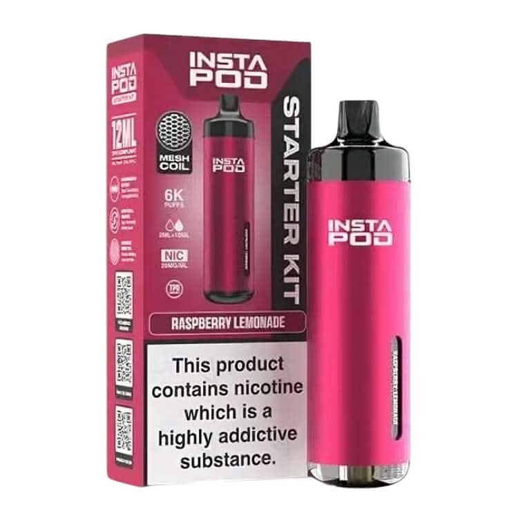 Instapod 6000 Prefilled Pod Vape Kit - Raspberry Lemonade
