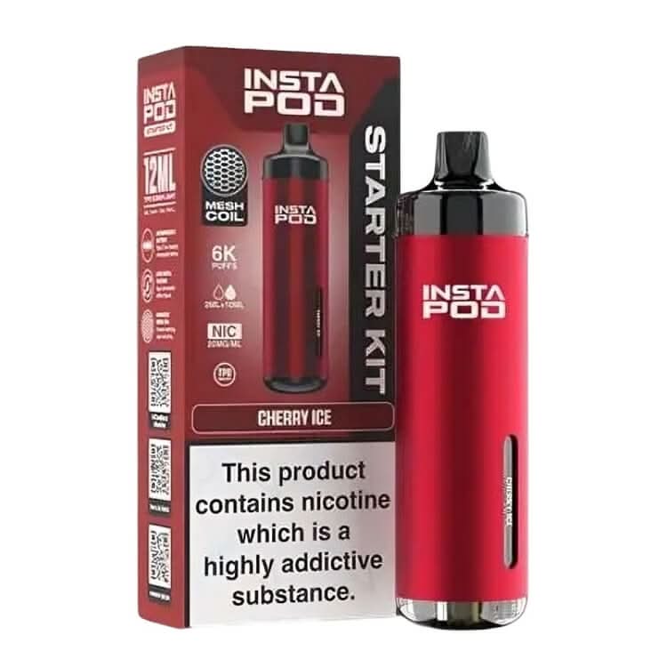 Instapod 6000 Prefilled Pod Vape Kit  - Cherry Ice
