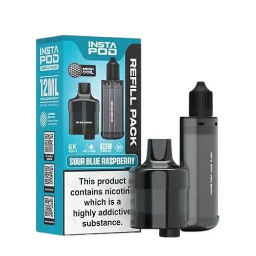  Instapod 6000 Prefilled Pods - Sour Blue Raspberry