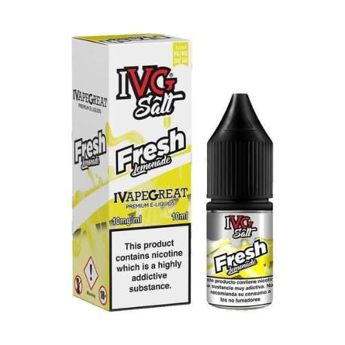IVG 10ml Nic Salt E - Liquid - Pack of 10 - Eliquid Base - Apple Berry Crumble