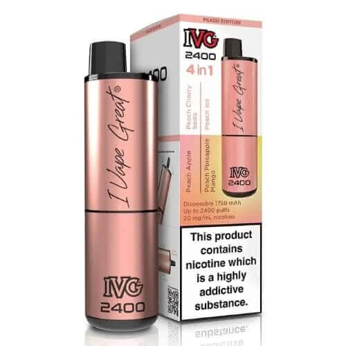 IVG 2400 Disposable Vape Device  - Peach Edition