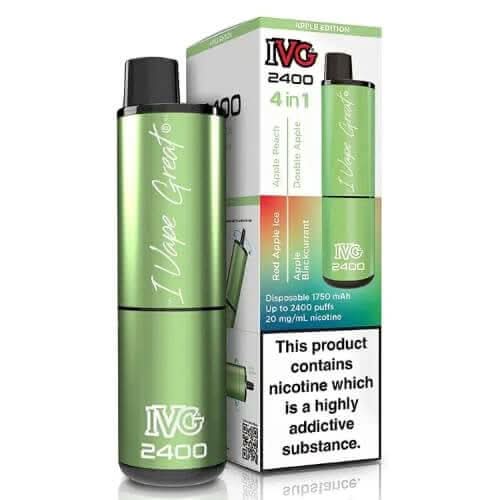 IVG 2400 Disposable Vape Device  - Apple Edition