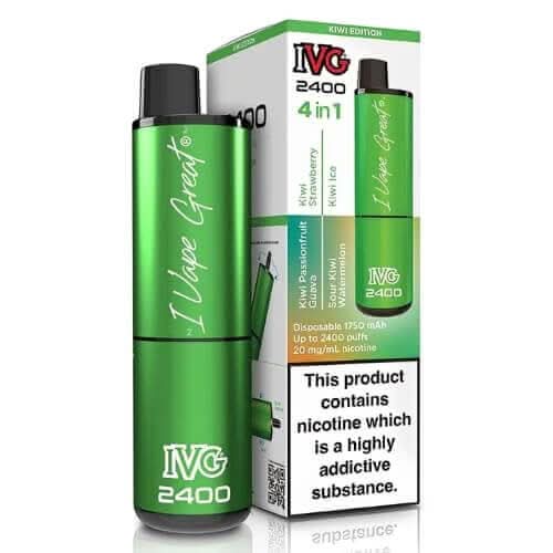 IVG 2400 Disposable Vape Device  - Kiwi Edition