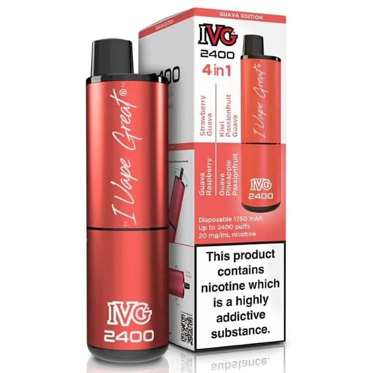 IVG 2400 Disposable Vape Device - Guava Edition