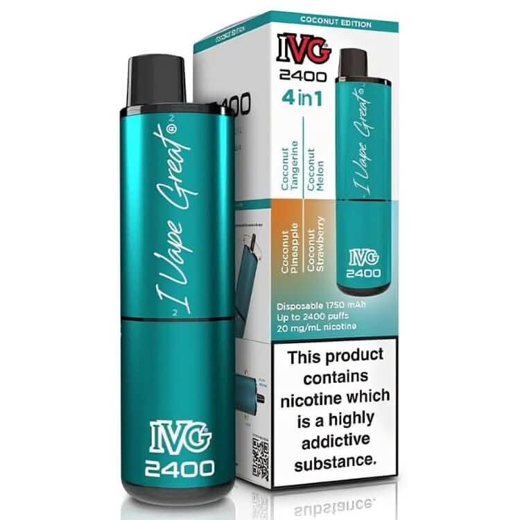 IVG 2400 Disposable Vape Device - Coconut Edition