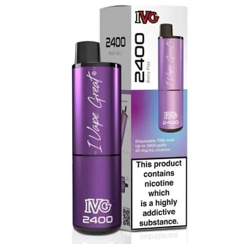 IVG 2400 Disposable Vape Device  - Berry Fizz