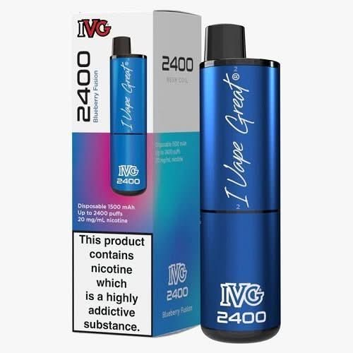 IVG 2400 Disposable Vape Device  - Blueberry Fusion