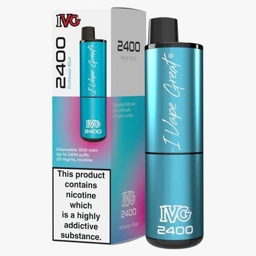 IVG 2400 Disposable Vape Device - Professor Blue