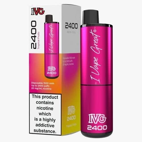 IVG 2400 Disposable Vape Device  - Tropical Fruits