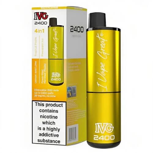 IVG 2400 Disposable Vape Device  - Yellow Edition