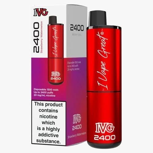 IVG 2400 Disposable Vape Device - Strawberry Watermelon