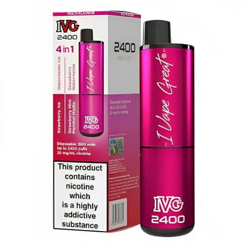 IVG 2400 Disposable Vape Device  - Pink Edition