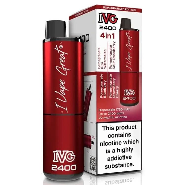 IVG 2400 Disposable Vape Device  - Pomegranate Edition