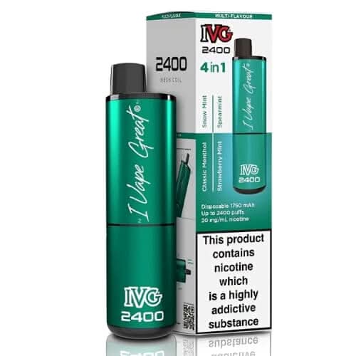 IVG 2400 Disposable Vape Device  - Mint Edition