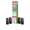 IVG 2400 Reload 4in1 Multi Flavour Pre - filled Vape Pods - Box Of 5 - Eliquid Base - Kiwi Edition