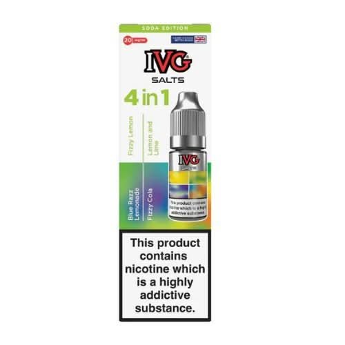 IVG 4 in 1 Special Edition Nic Salt E-Liquid - Pack Of 5 - Soda Edition