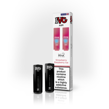 IVG Air Pods - Eliquid Base - Strawberry Raspberry Ice