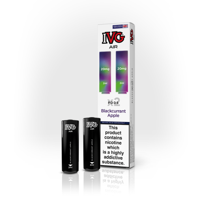 IVG Air Pods - Eliquid Base - Black Currant Apple