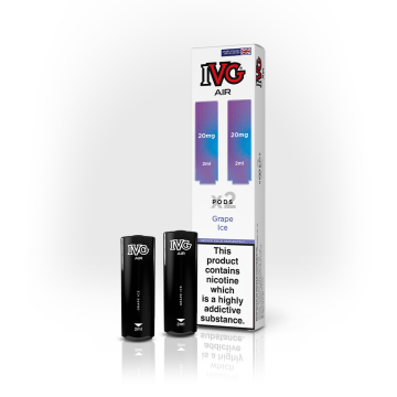 IVG Air Pods - Eliquid Base - Grape Ice