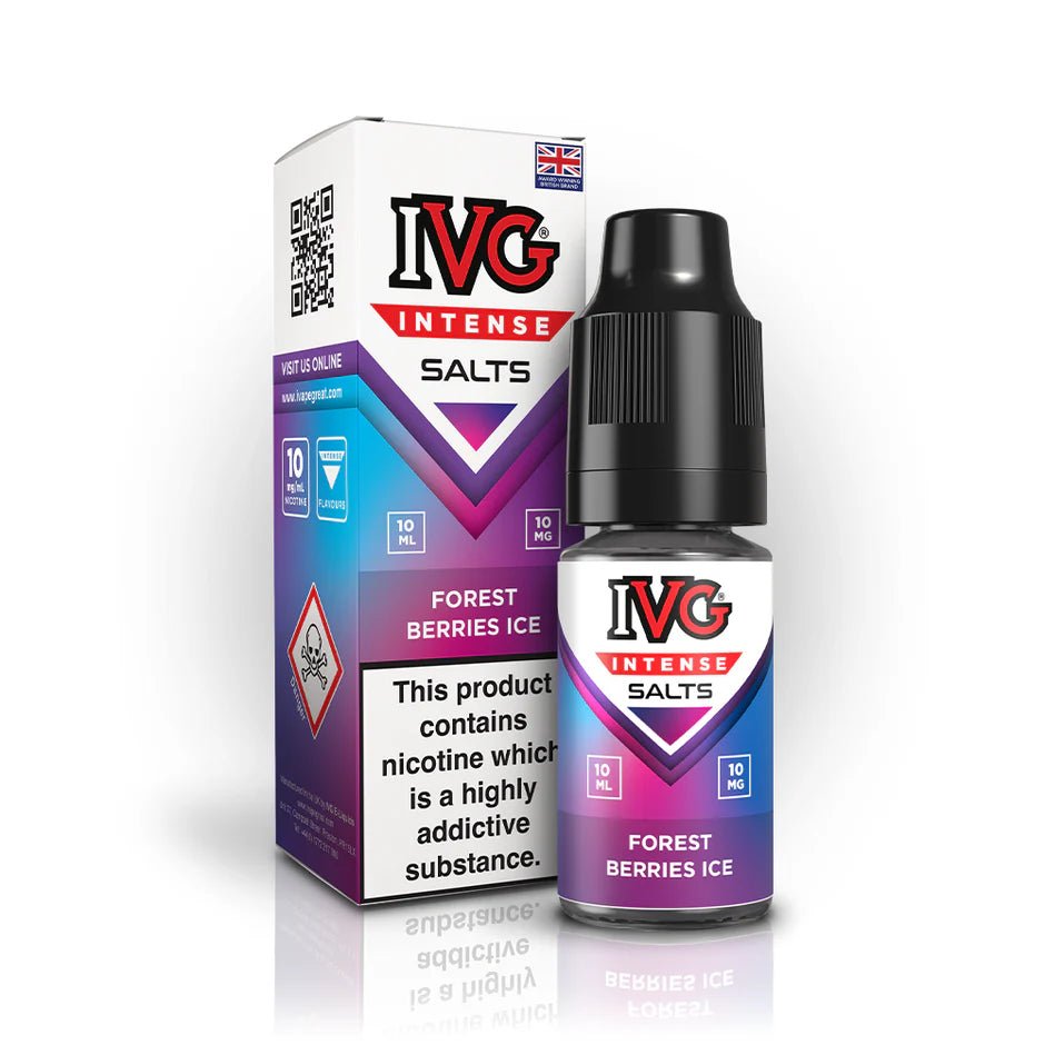 IVG Intense Nic Salts | Box of 10 - Eliquid Base - Forest Berries Ice
