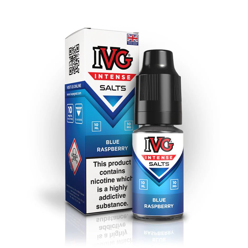 IVG Intense Nic Salts | Box of 10 - Eliquid Base - Blue Raspberry