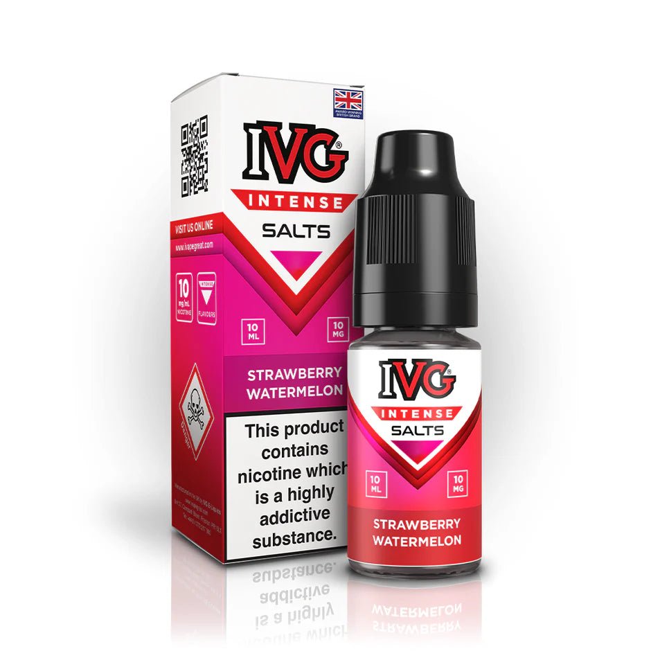 IVG Intense Nic Salts | Box of 10 - Eliquid Base - Strawberry Watermelon