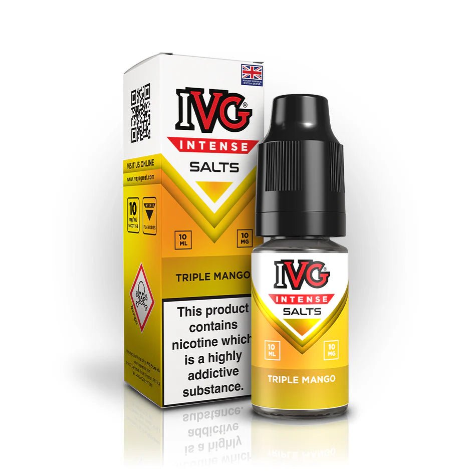 IVG Intense Nic Salts | Box of 10 - Eliquid Base - Triple Mango