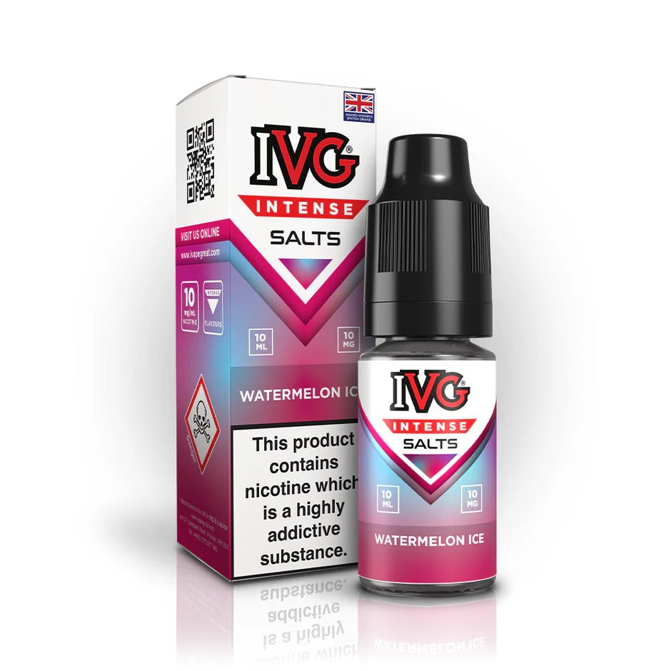IVG Intense Nic Salts | Box of 10 - Eliquid Base - Watermelon Ice