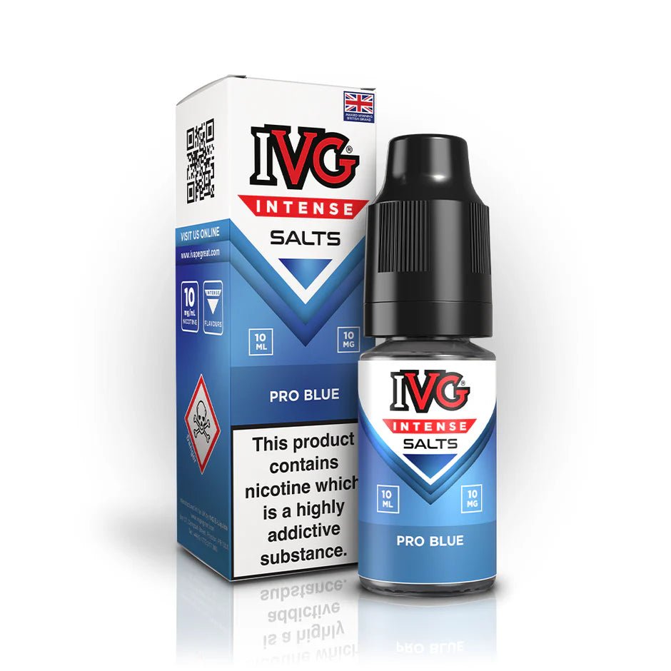 IVG Intense Nic Salts | Box of 10 - Eliquid Base - Pro Blue