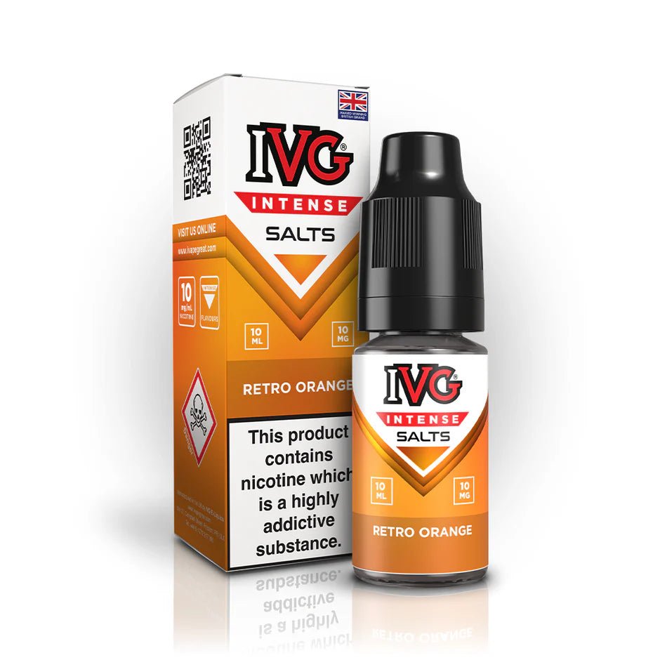 IVG Intense Nic Salts | Box of 10 - Eliquid Base - Retro Orange