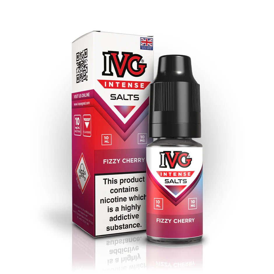 IVG Intense Nic Salts | Box of 10 - Eliquid Base - Fizzy Cherry