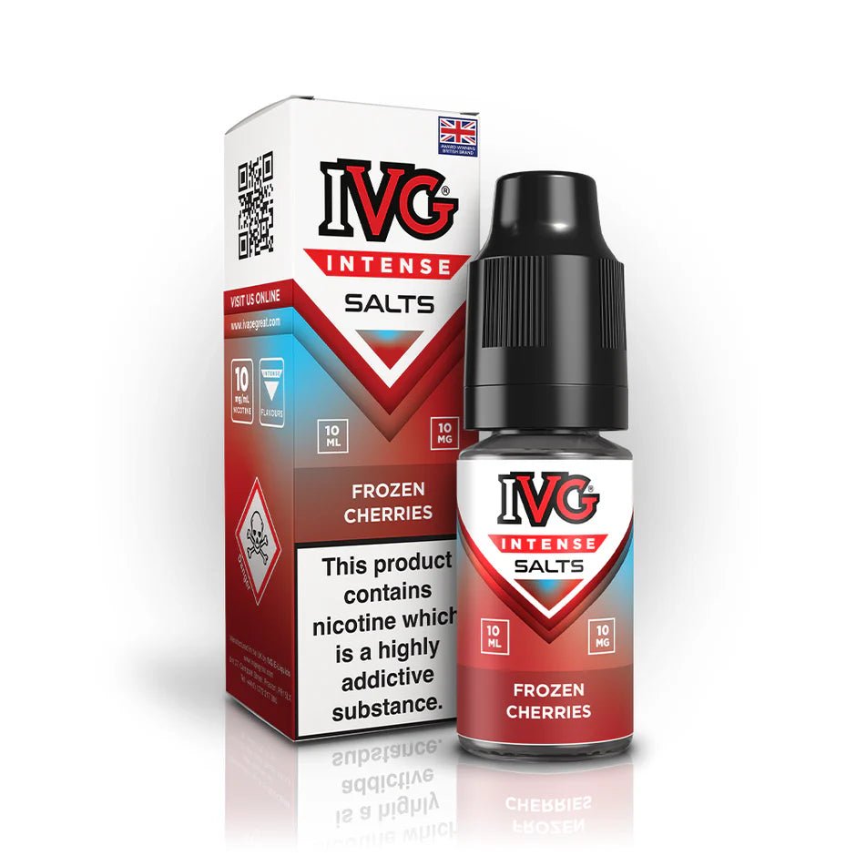 IVG Intense Nic Salts | Box of 10 - Eliquid Base - Frozen Cherries