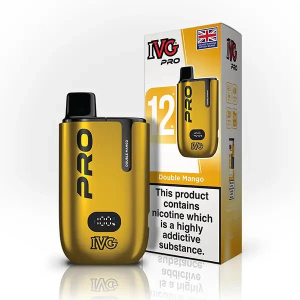 IVG Pro 10K Disposable Vape Device 20MG,  Double Mango