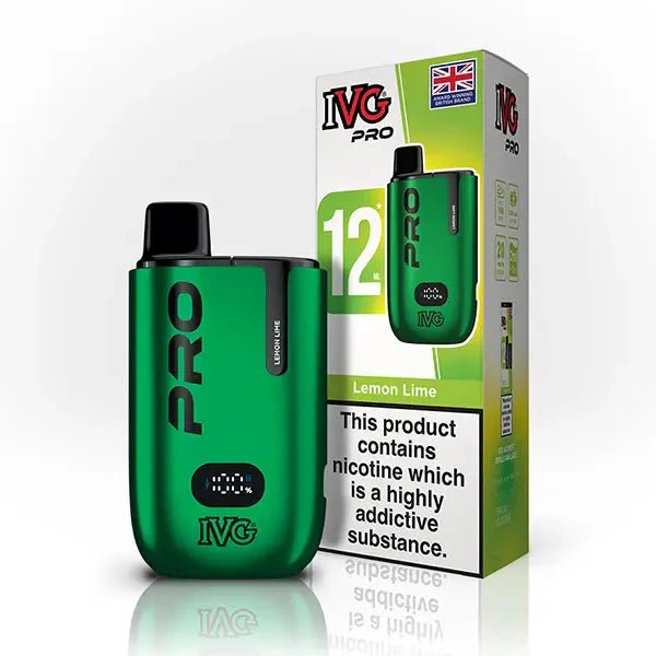 IVG Pro 10K Disposable Vape Device 20MG,  Lemon Lime