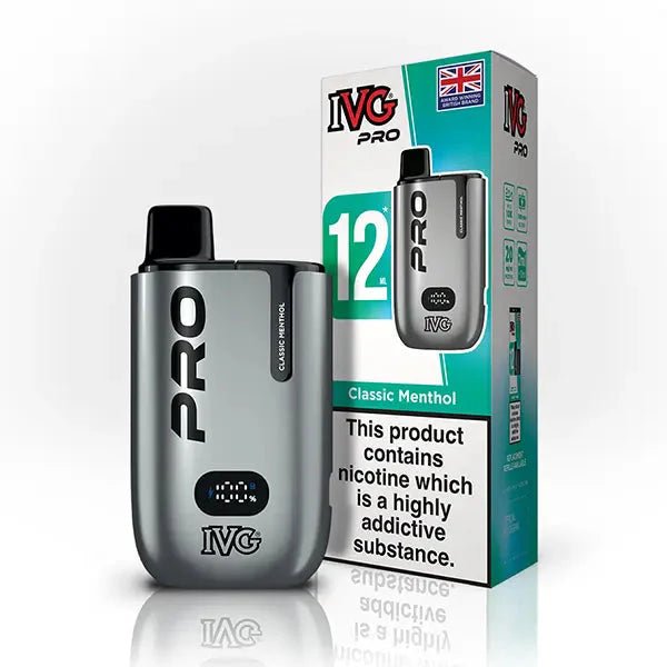 IVG Pro 10K Disposable Vape Device 20MG,  Classic Menthol