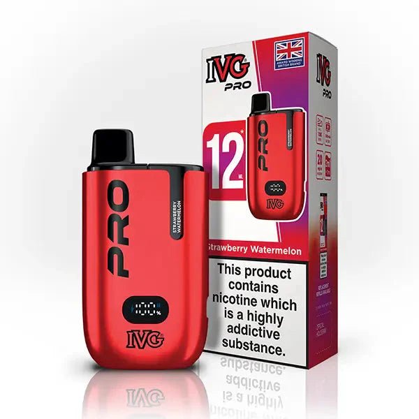 IVG Pro 10K Disposable Vape Device 20MG,  Strawberry Watermelon