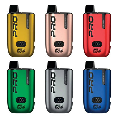 IVG Pro 12 Pre - Filled Pod Kit | Pack of 10 - Eliquid Base - Blue Raspberry