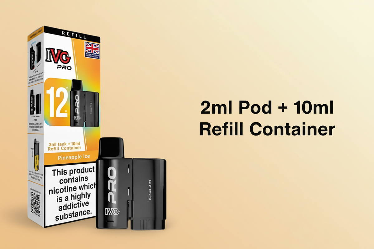 2ml Pod and 10ml Refill Container