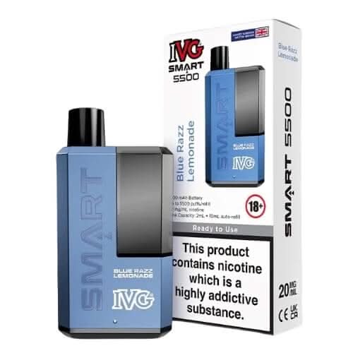 IVG Smart 5500 Disposable Vape Device  - Blue Razz Lemonade
