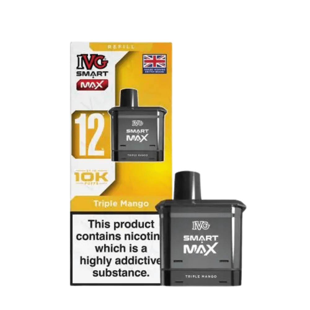 IVG Smart Max 10,000 Prefilled Pods - Eliquid Base - Triple Mango
